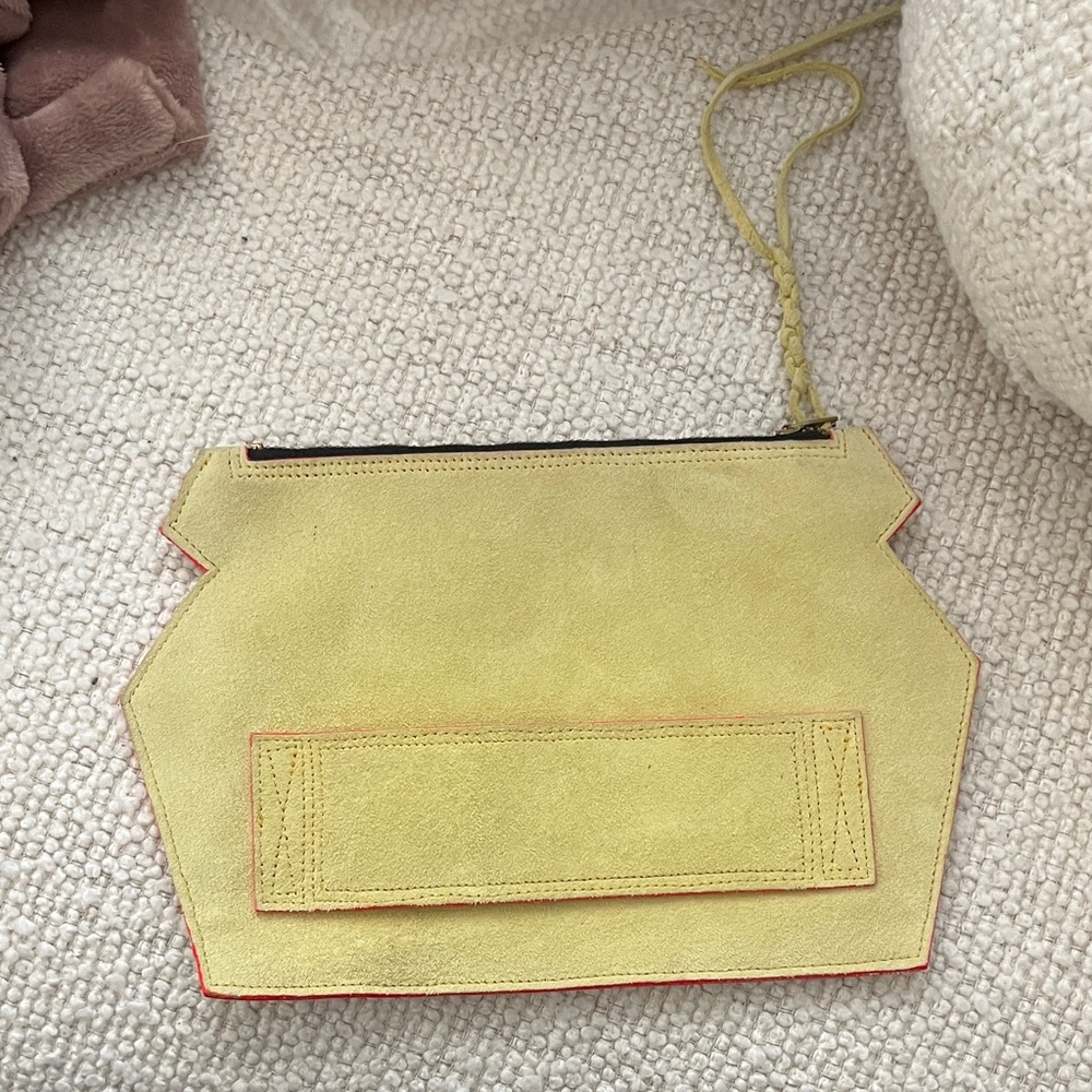Madeline Chadwick Yellow Wristlet Clutch